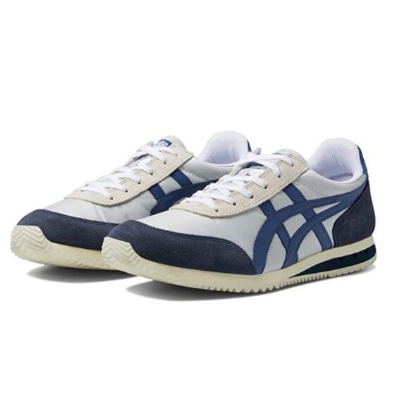 Onitsuka Tiger New York Sneakers Grey Navy Size 11 - Picture 1 of 10